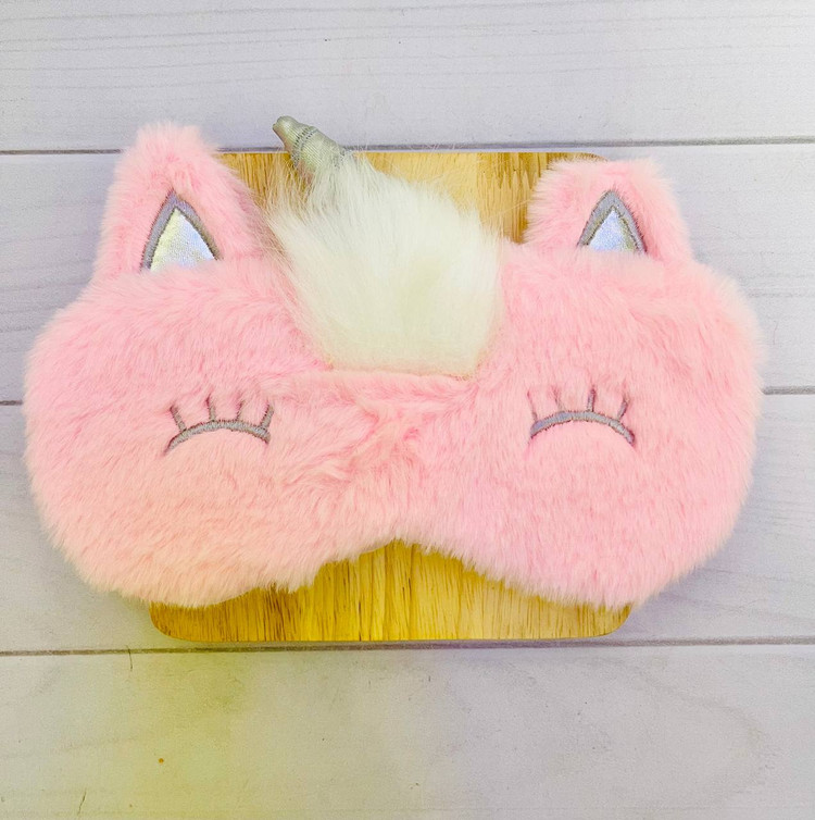 چشم بند پولیشی طرح یونیکورن صورتی