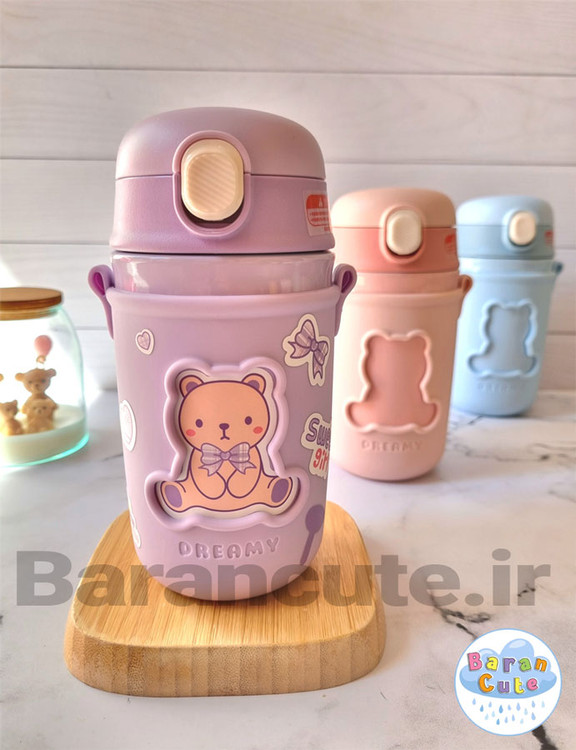 تراول ماگ و فلاسک طرح خرسی