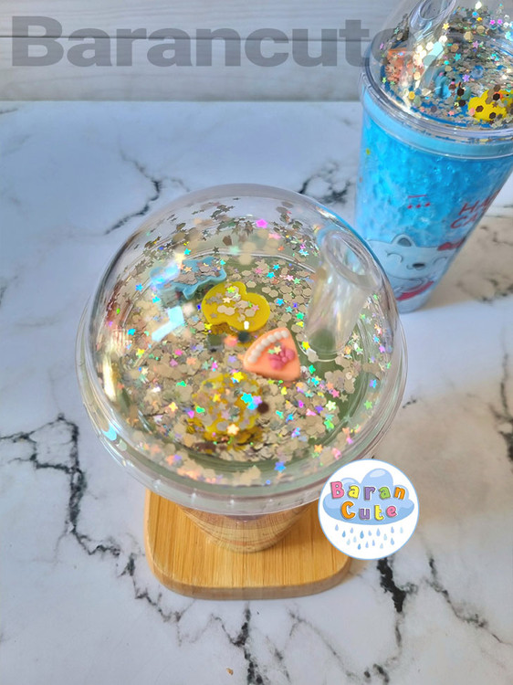 لیوان اسموتی چراغ دار گربه