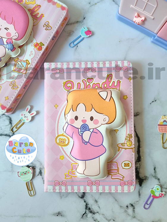 دفتر اسکویشی طرح دختر