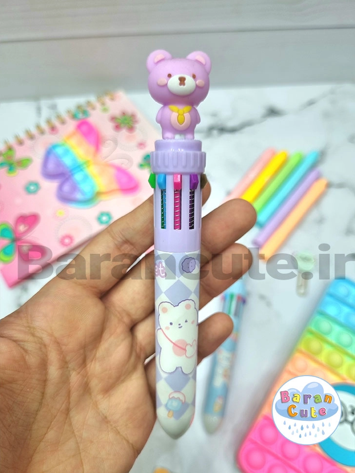 خودکار 10 رنگ فانتزی