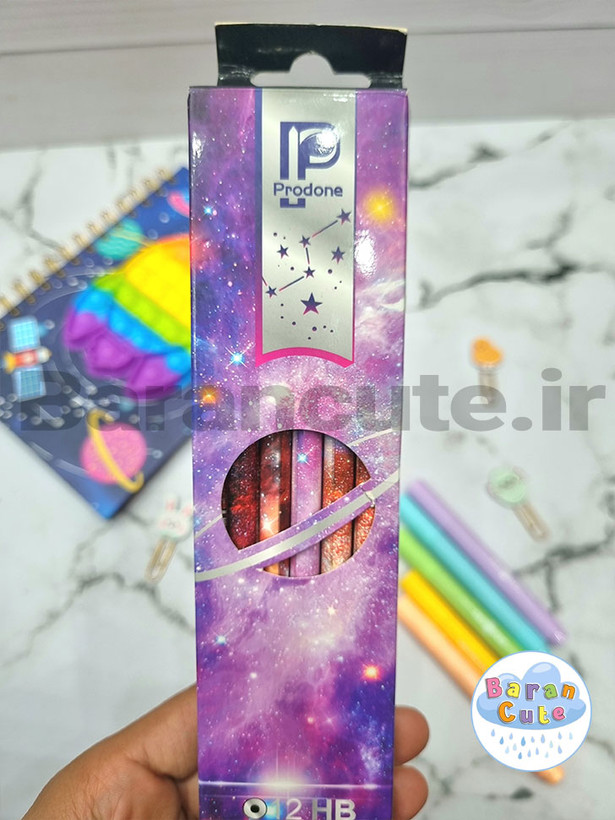 مداد فانتزی پاکن دار طرح کهکشانی