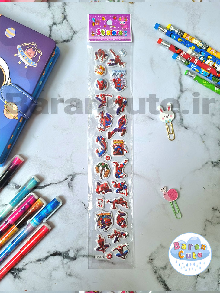 برچسب طرح مرد عنکبوتی