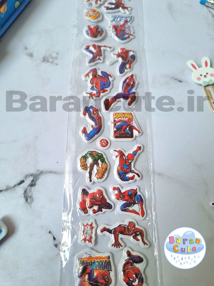 استیکر طرح مرد عنکبوتی