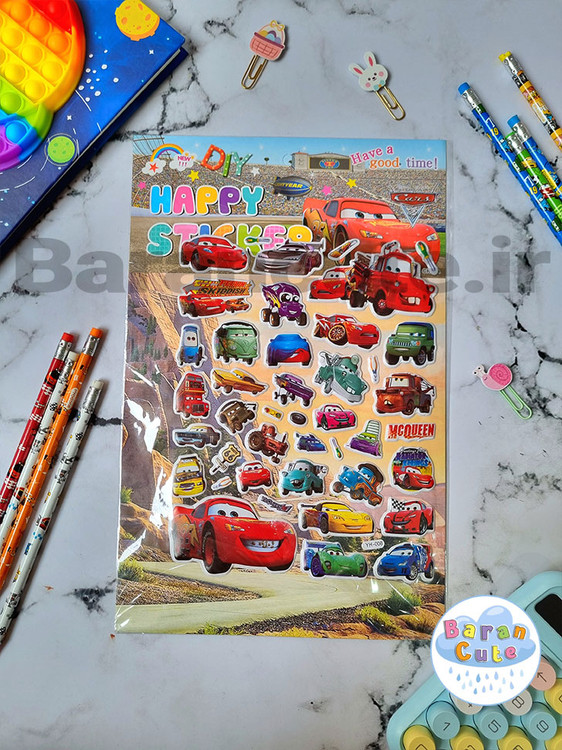 برچسب و استیکر طرح ماشین