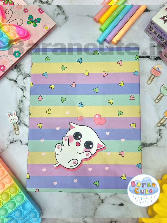 کلاسور سویل طرح گربه کیوت