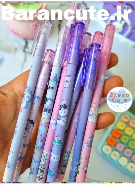 خودکار پاکن دار 12 عددی طرح خرگوش