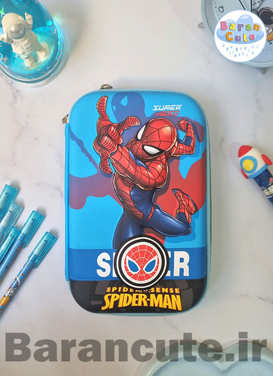 جامدادی کتابی برجسته مرد عنکبوتی