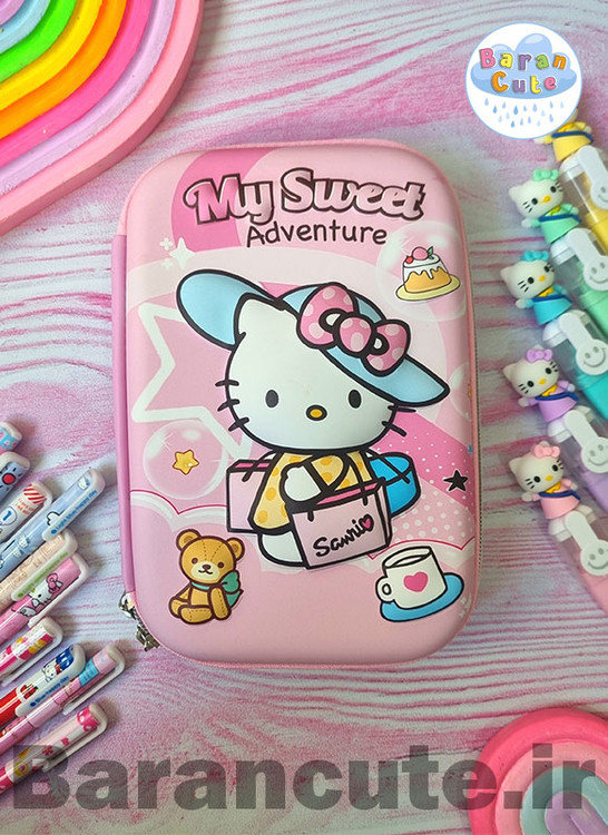 جامدادی کتابی برجسته طرح کیتی