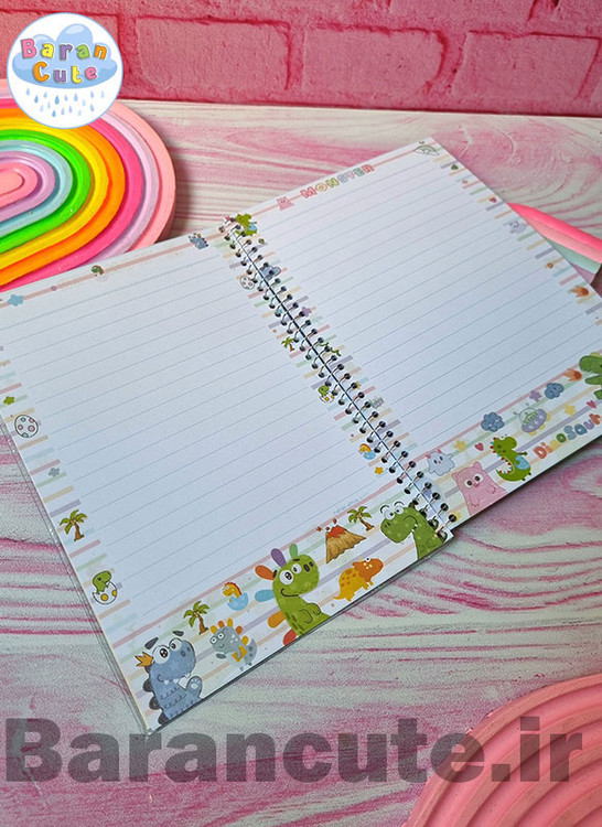 دفتر مشق 60 برگ حاشیه دار