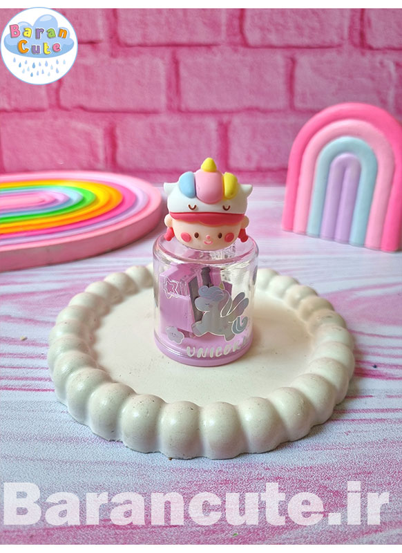 تراش مخزن دار 2 سوراخ فانتزی طرح دخترتک شاخ