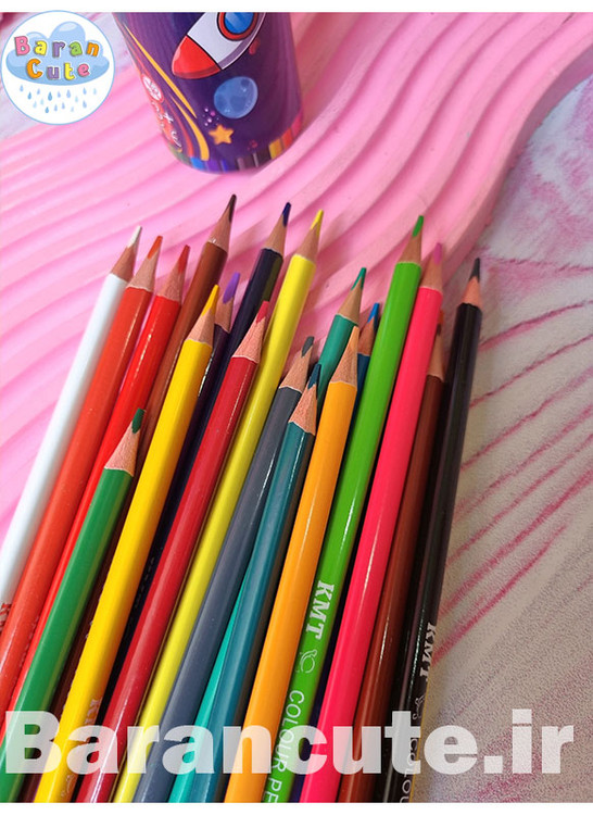 مداد رنگی 24 رنگ قوطی
