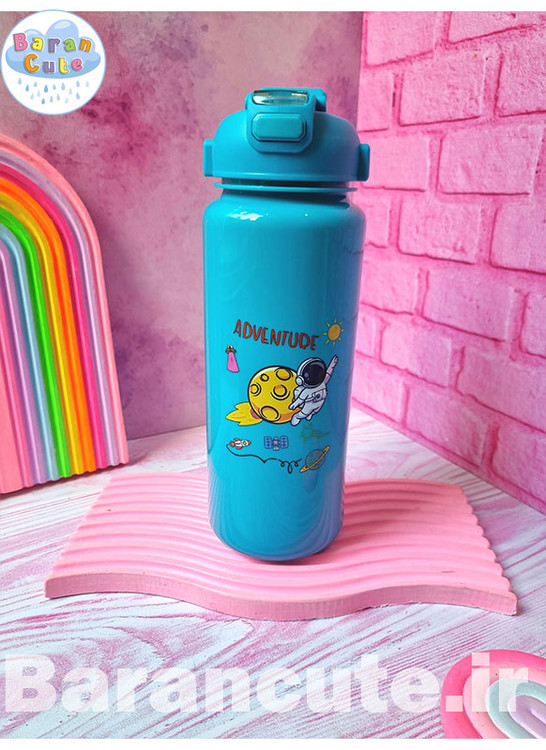 قمقمه 3 قلو وارداتی نشکن نی دار