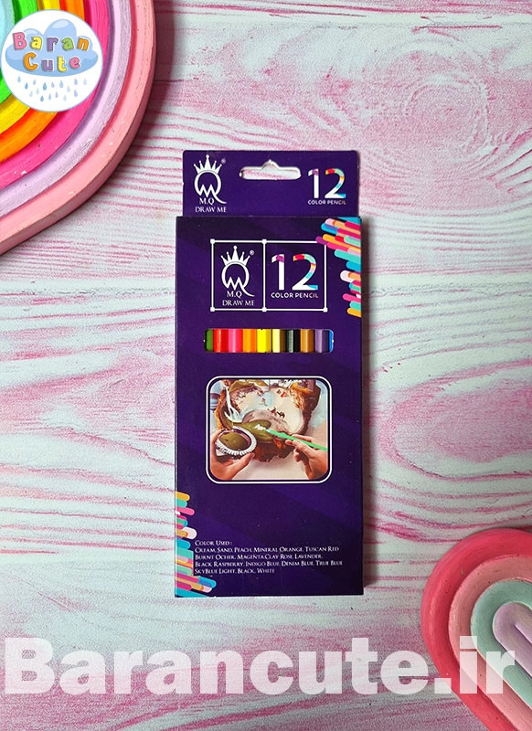 مداد رنگی 24 رنگ MQ