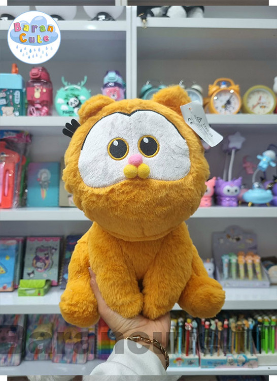 عروسک پولیشی وارداتی طرح گارفیلد 30 سانتی