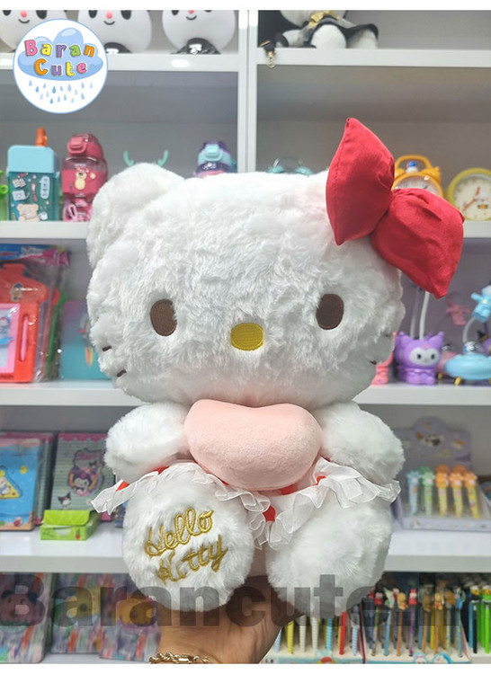 عروسک پولیشی وارداتی طرح کیتی دامن دار 30 سانتی