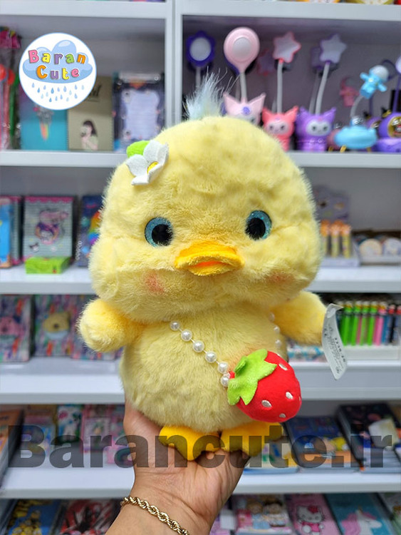 عروسک پولیشی وارداتی طرح جوجه توت فرنگی سوتی