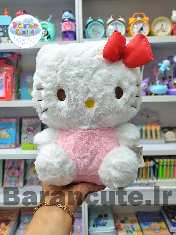 عروسک پولیشی وارداتی طرح کیتی صورتی