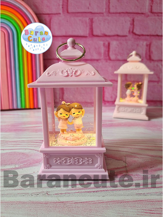فانوس موزیکال چراغ دار طرح دختر و پسر یاسی
