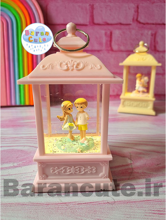 فانوس موزیکال چراغ دار طرح دختر و پسر عاشق