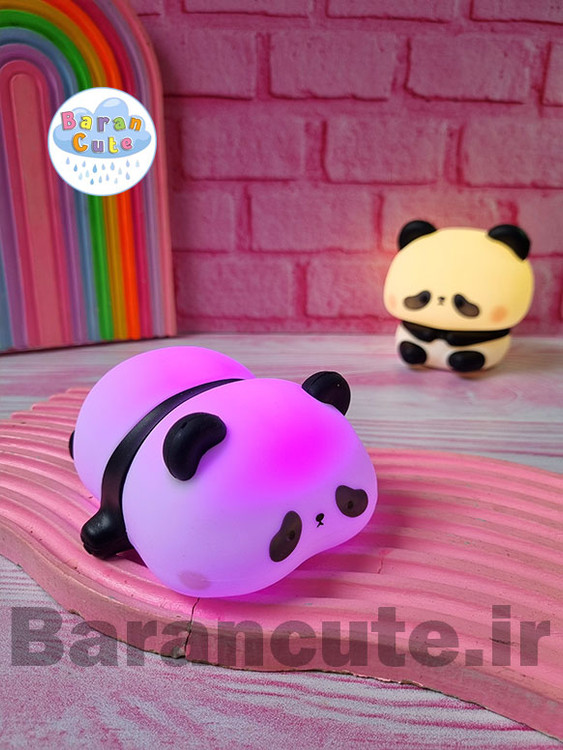 چراغ خواب نرم سیلیکونی لمسی پاندا خوابیده