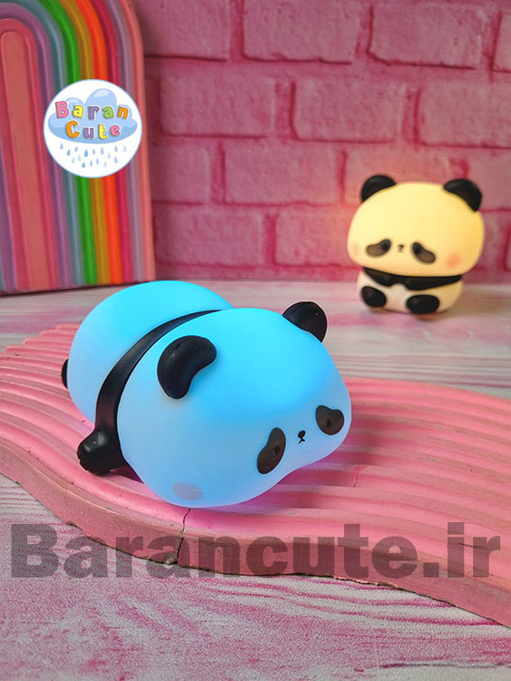 چراغ خواب نرم سیلیکونی لمسی طرح پاندا خوابیده