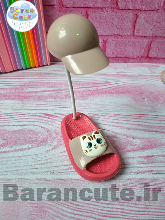 چراغ مطالعه وارداتی سه حالته طرح دمپایی پیشی دار