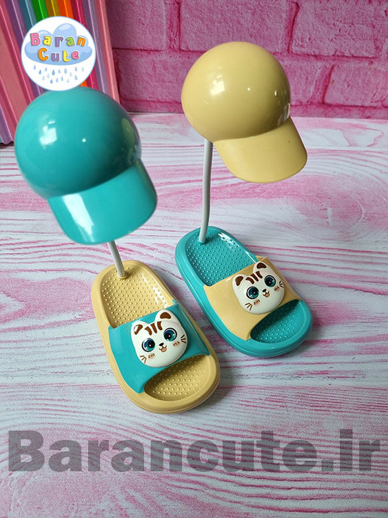 چراغ مطالعه دمپایی پیشی دار کیوت