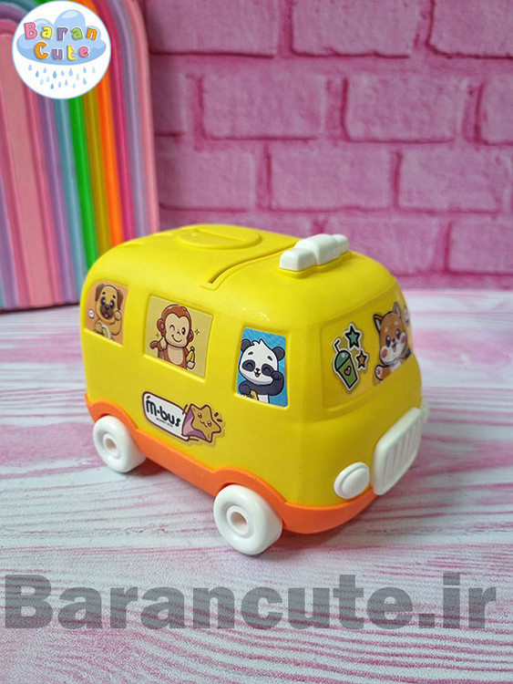 قلک فانتزی کلید دار طرح اتوبوس