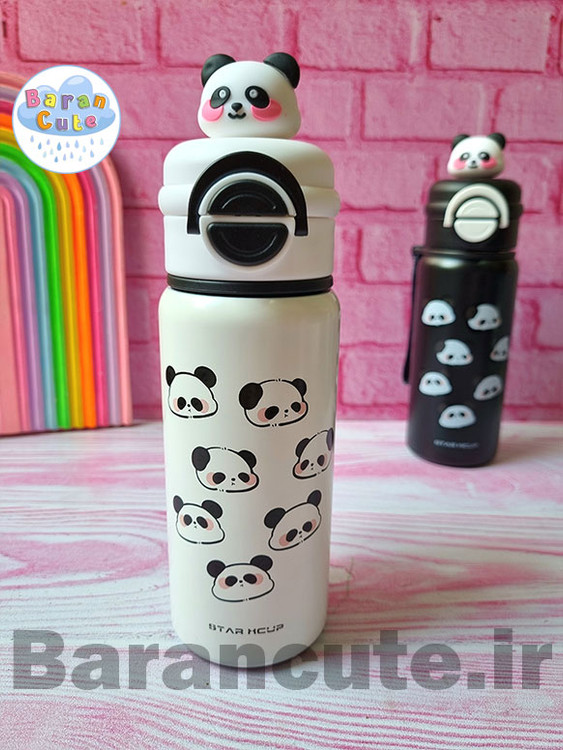 تراول ماگ وارداتی اورجینال دو درب نی دار و آسان نوش