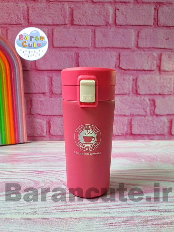 تراول ماگ استیل وارداتی (دماسنج دار)