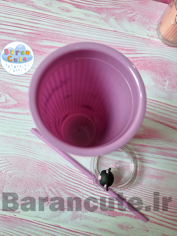 قمقمه و لیوان اسموتی عروسکی بلند طرح کیتی