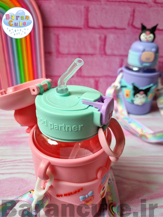 قمقمه فانتزی نی دار عروسکی طرح کورومی