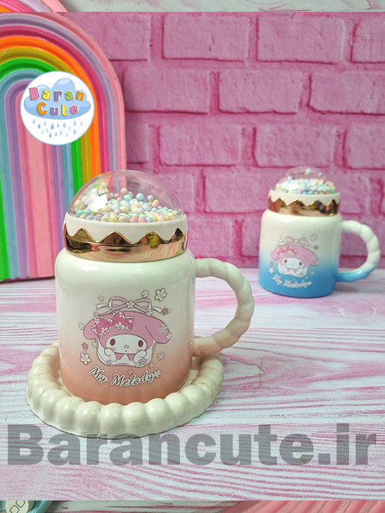 ماگ طرح ملودی درب برفی