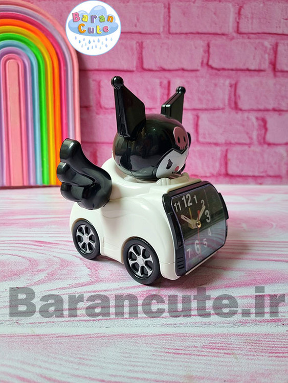 ساعت رومیزی فانتزی زنگ دار طرح ماشین