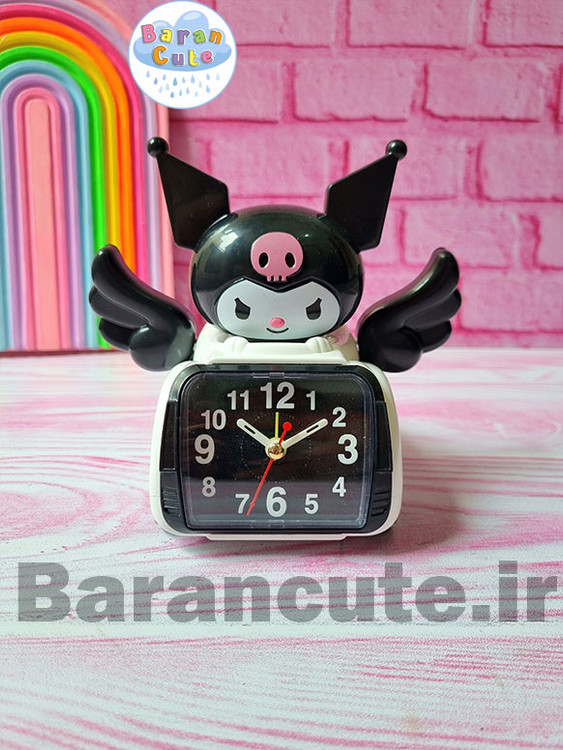ساعت رومیزی فانتزی زنگ دار طرح ماشین بال دار کورومی