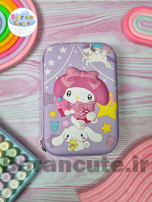 جامدادی کتابی برجسته طرح ملودی یاسی