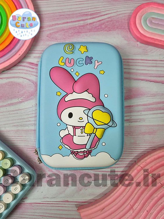 جامدادی کتابی برجسته ملودی آبی