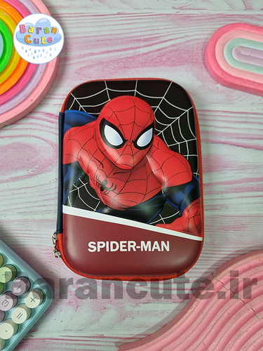 جامدادی کتابی برجسته طرح مرد عنکبوتی