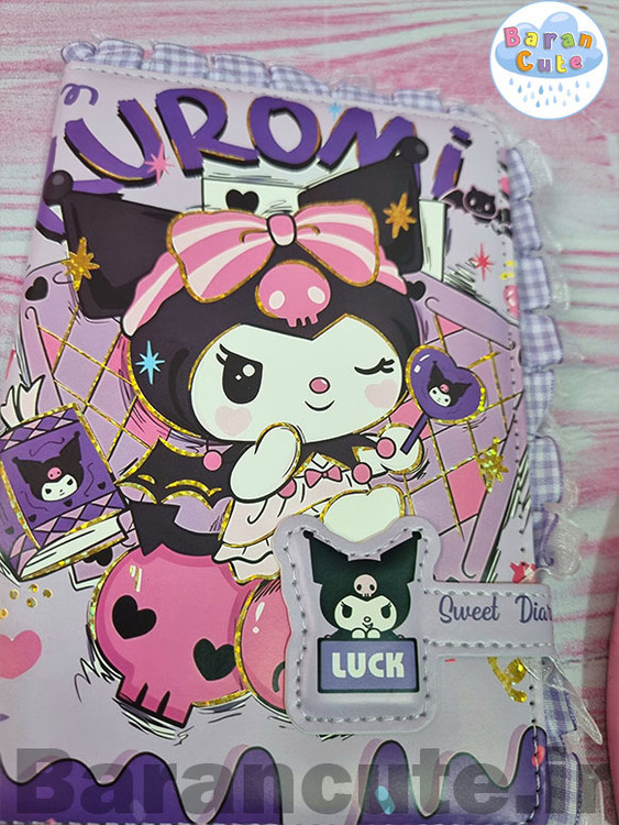 دفتر فانتزی توردار مگنتی داخل طرح کورومی