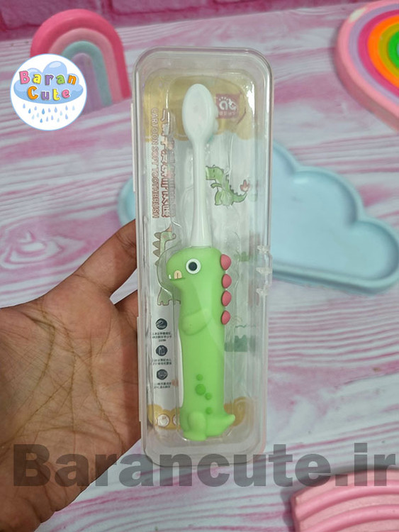 مسواک فانتزی کودک طرح دایناسور
