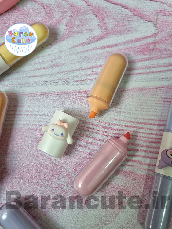 هایلایتر فانتزی وارداتی ( دو سر) پیکسل دار