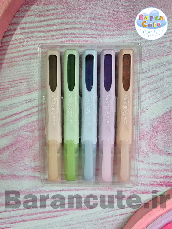 هایلایتر مایع وارداتی بسته 5 عددی