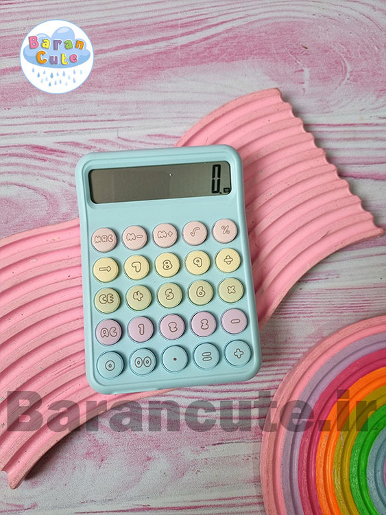 ماشین حساب طرح دکمه پاستیلی