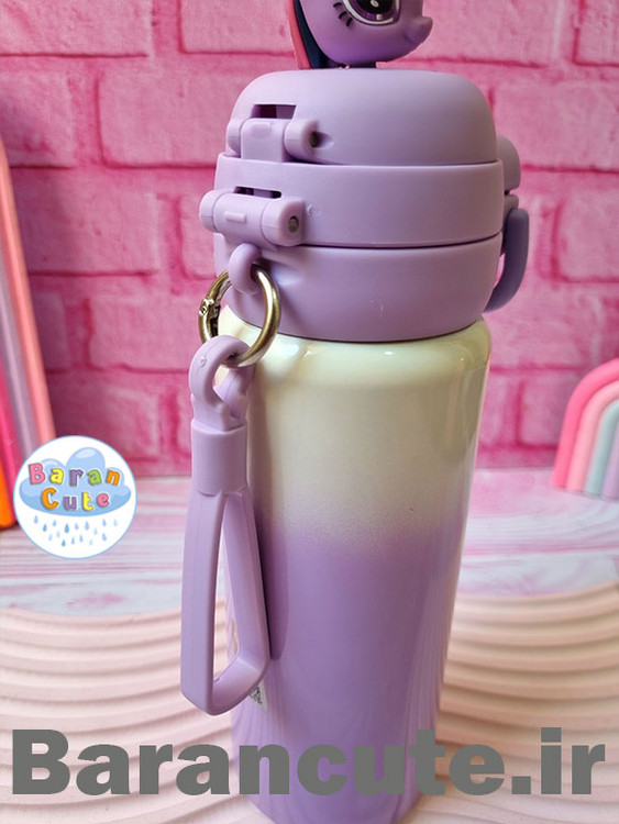 تراول ماگ استیل اورجینال برند دیزنی دوحالته نی دار پونی