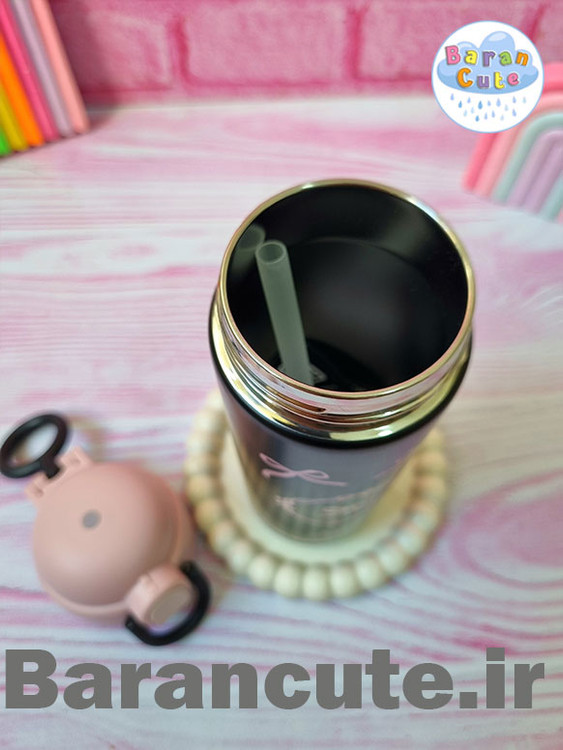 تراول ماگ استیل طرح پاپیون