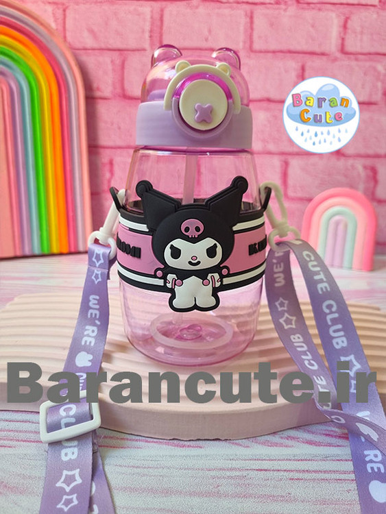 قمقمه فانتزی وارداتی نی دار طرح کورومی