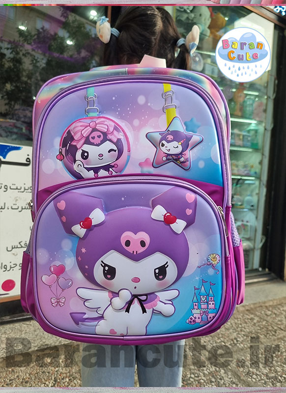 کیف و کوله پشتی مدرسه خارجی و وارداتی برجسته طرح کورومی