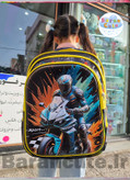 کیف و کوله پشتی مدرسه خارجی و وارداتی برجسته طرح موتور