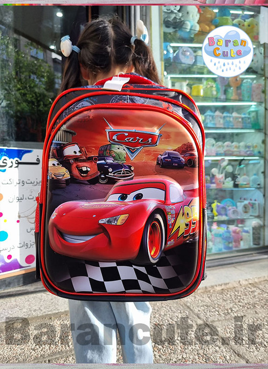 کیف و کوله پشتی مدرسه خارجی و وارداتی برجسته ماشین ها